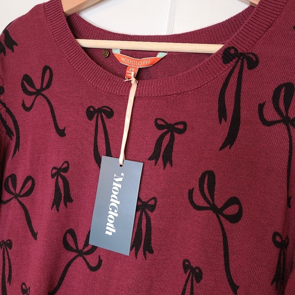 Modcloth Knit the Mark Sweater Dress NEW - Picture 8 of 8